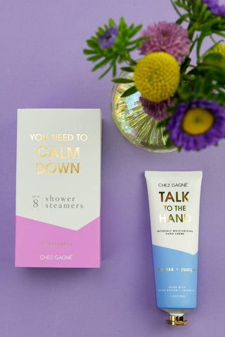 Talk to the Hand - Funny Hand Cream Cypress + Juniper