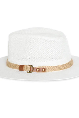 Luna Hat - White | Swank Boutique