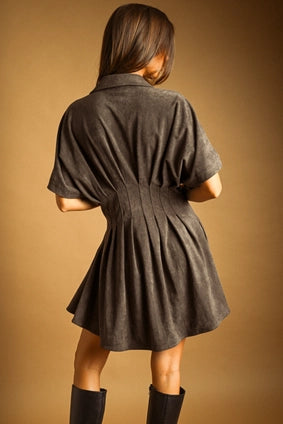 Monica Suede Mini Dress