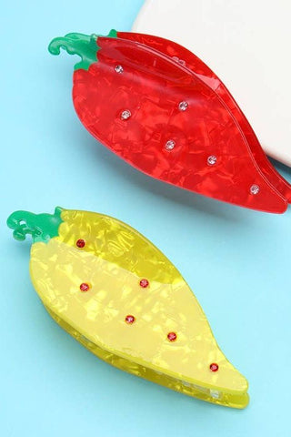Chili Pepper Hair Claw