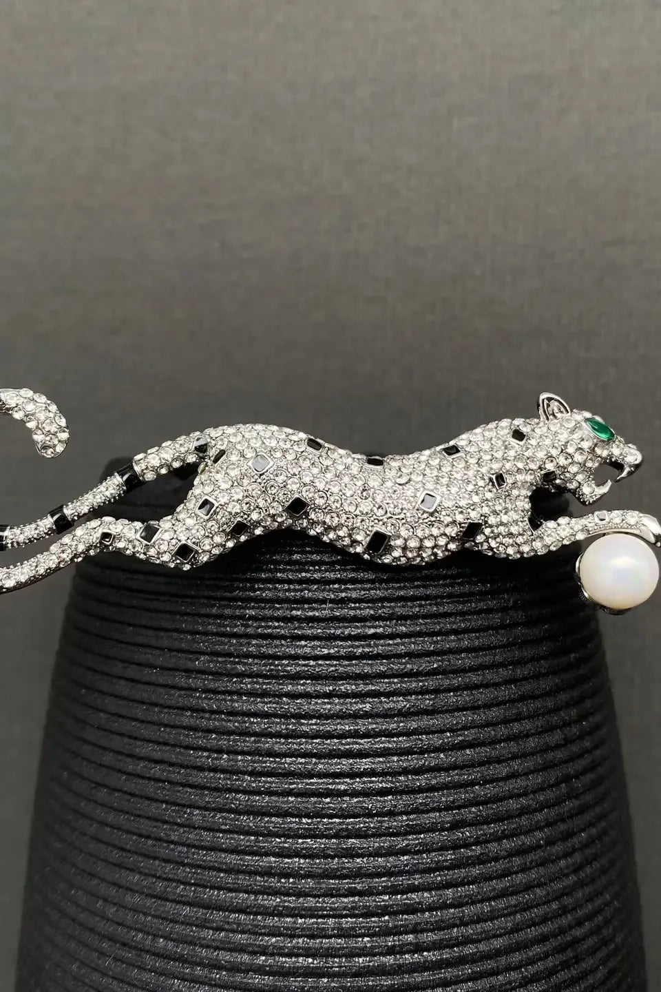 Cheetah Brooch - Silver | Swank Boutique