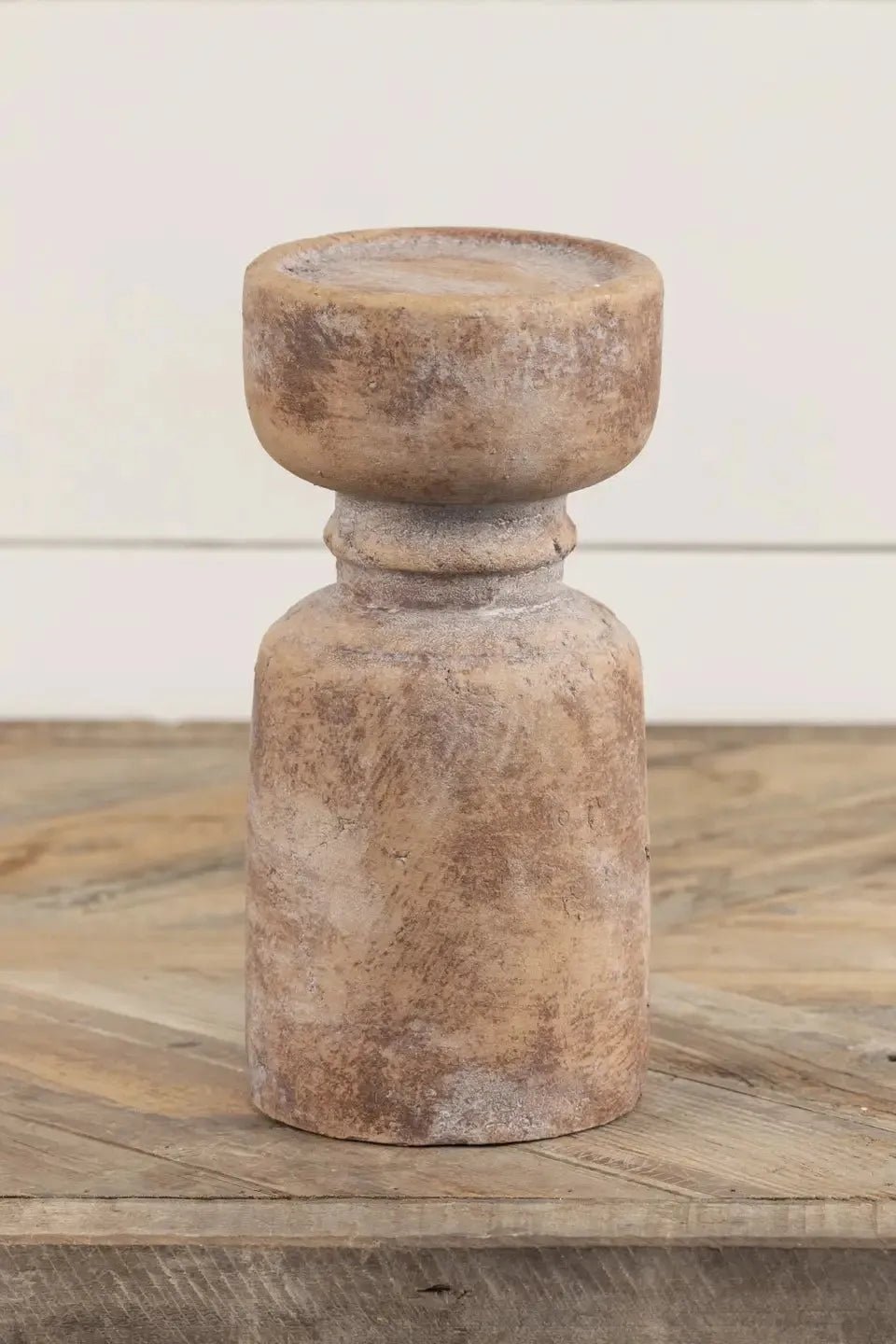 Terracotta Pillar Candle Holder | Swank Boutique