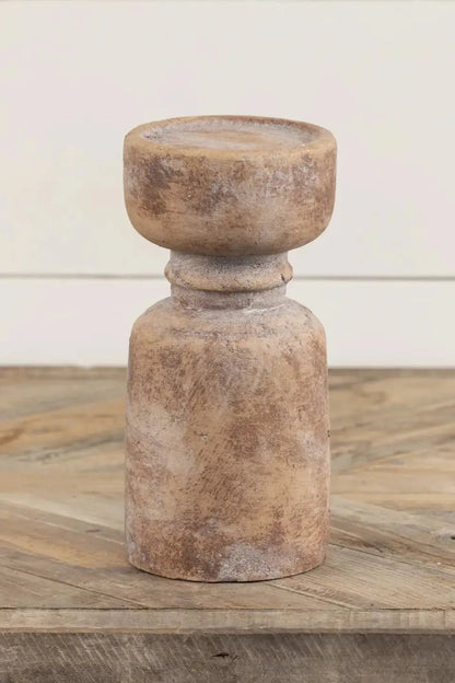 Terracotta Pillar Candle Holder | Swank Boutique