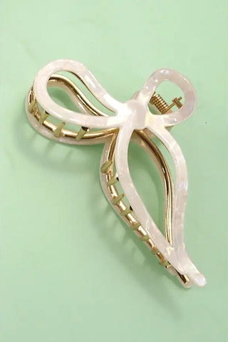 Jumbo Bow Hair Claw | Swank Boutique