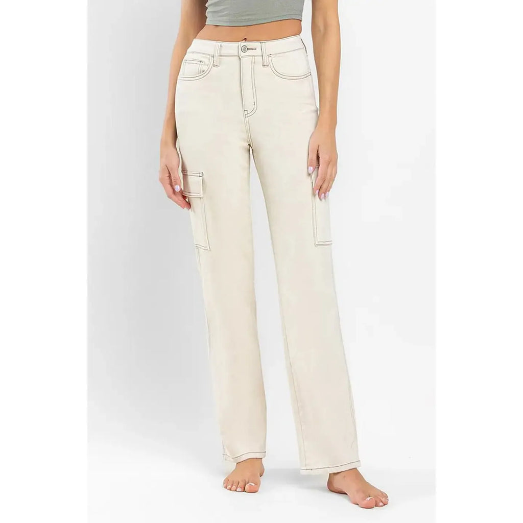Jessica Utility Cargo Jeans | Swank Boutique