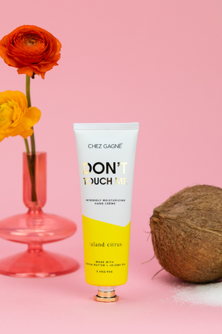 Don't Touch Me - Funny Hand Cream Gift, Island Citrus