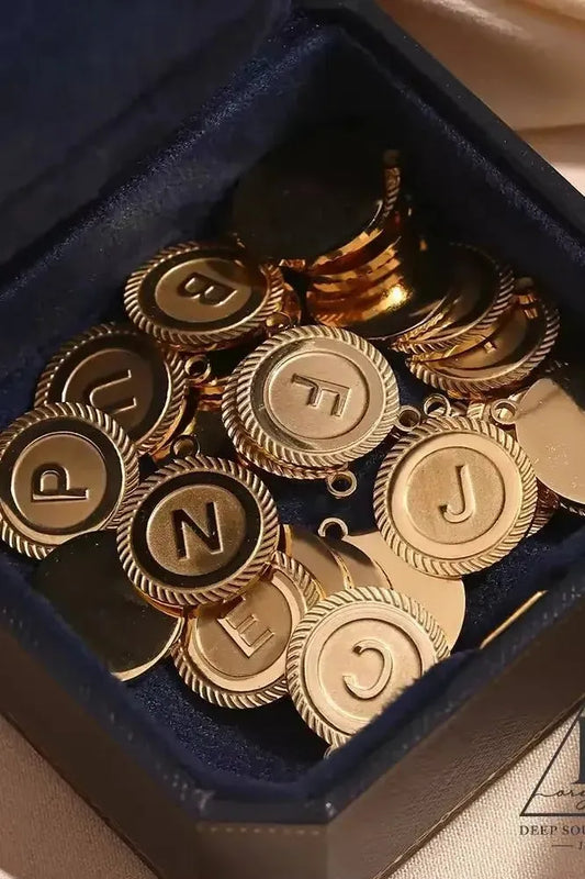 Round Coin Letter Set | Swank Boutique