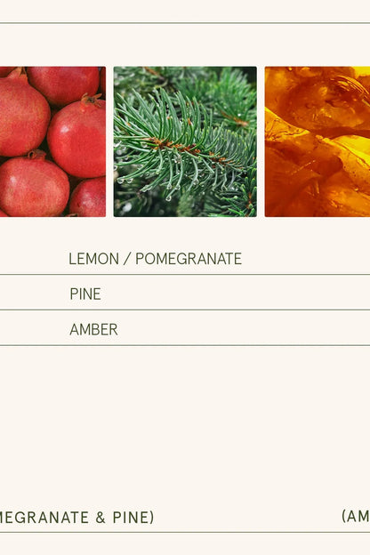 Amelie Candle - Pomegranate & Pine | Swank Boutique