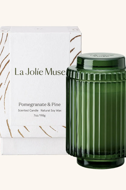 Amelie Candle - Pomegranate & Pine | Swank Boutique