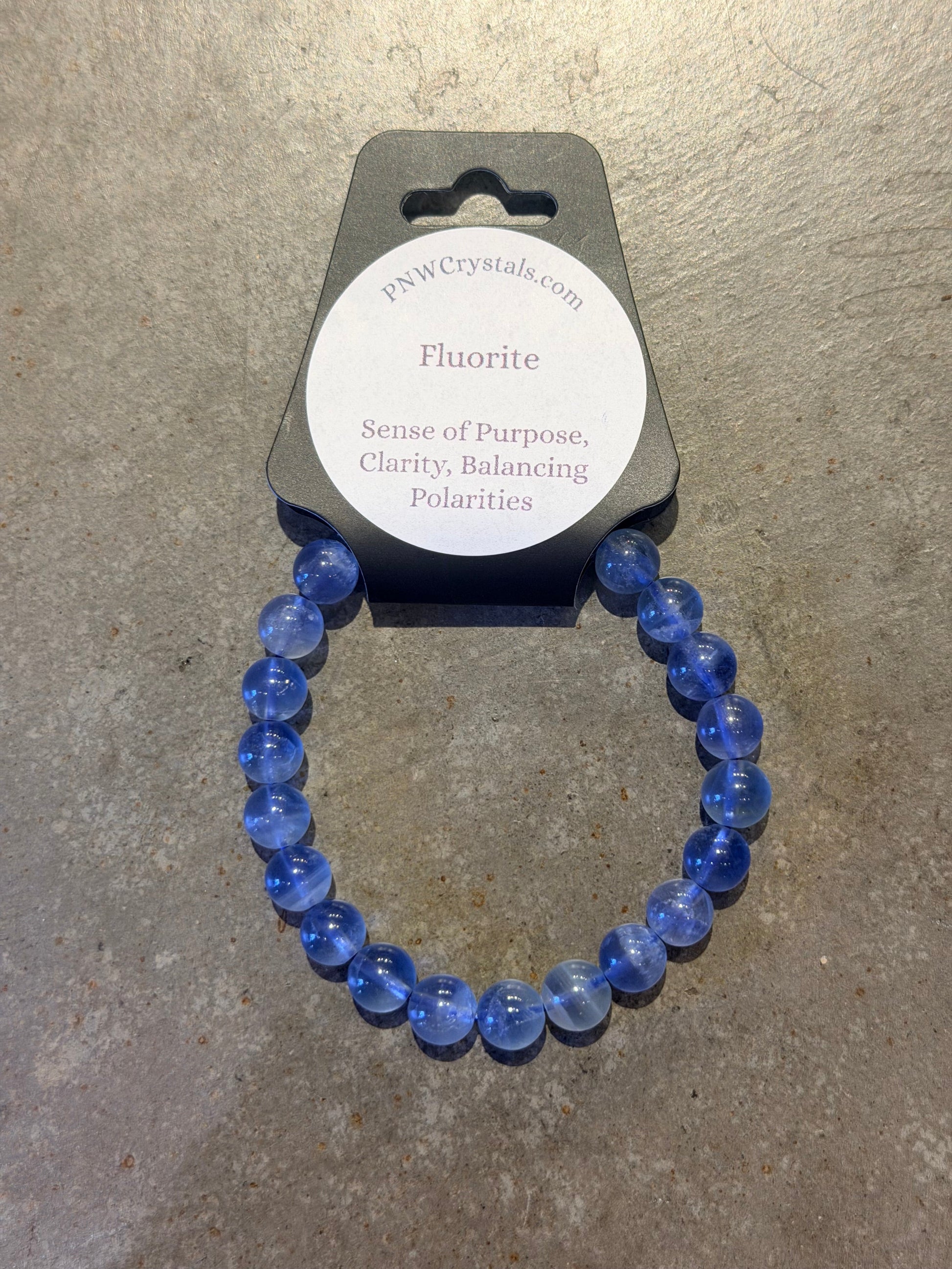 Blue Fluorite Gemstone Bracelet | Swank Boutique