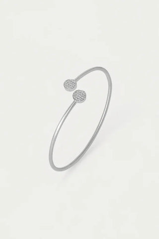Mirabeaux Pave Twist Bangle - Gold (Copy) | Swank Boutique