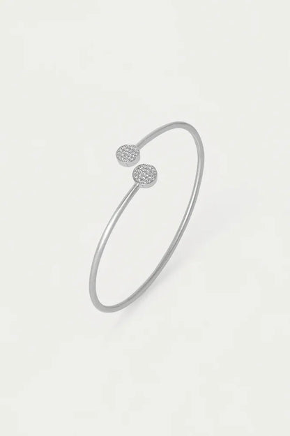 Mirabeaux Pave Twist Bangle - Gold (Copy) | Swank Boutique