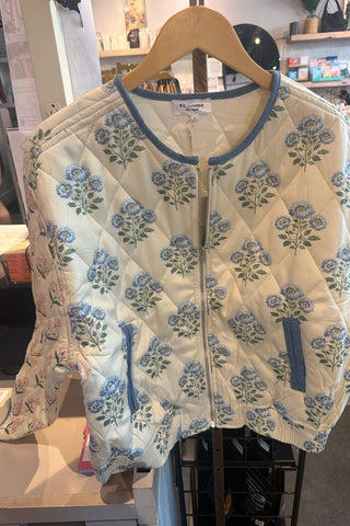 Floral Quilted Jacket | Swank Boutique