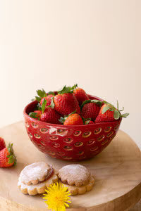 Ceramic Strawberry Bowl | Swank Boutique