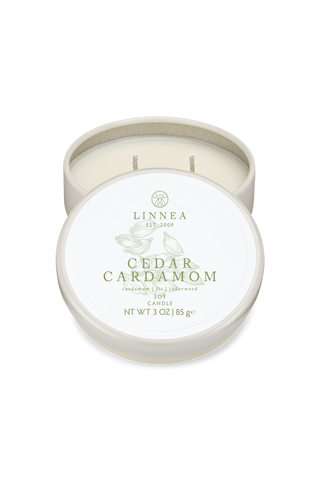 Cedar Cardamom Candle - Petite | Swank Boutique