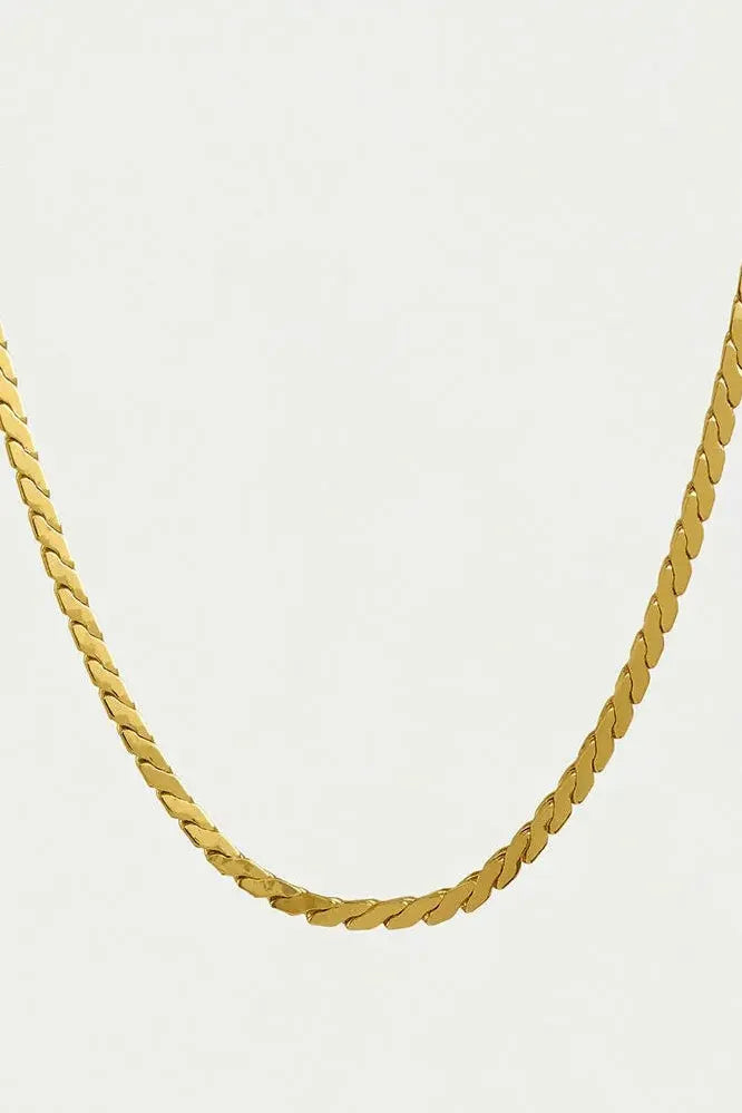 Oslo Chain Necklace - Gold | Swank Boutique