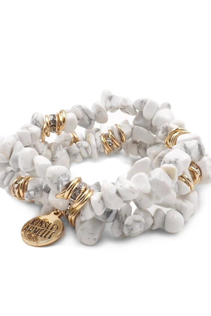 Cluster Bracelet Collection - Gold/Pepper | Swank Boutique