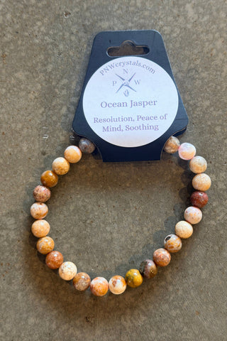 Ocean Jasper Gemstone Bracelet | Swank Boutique