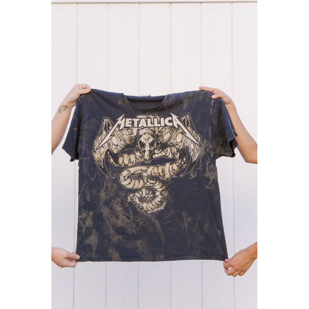 Vintage Band Tee - Metallica Skull | Swank Boutique