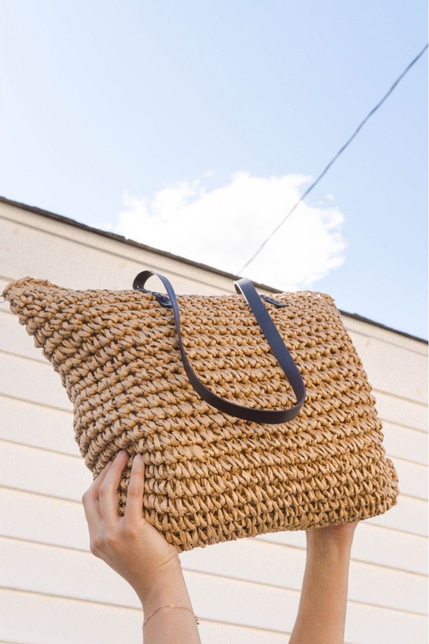 Giselle Straw Tote Bag | Swank Boutique