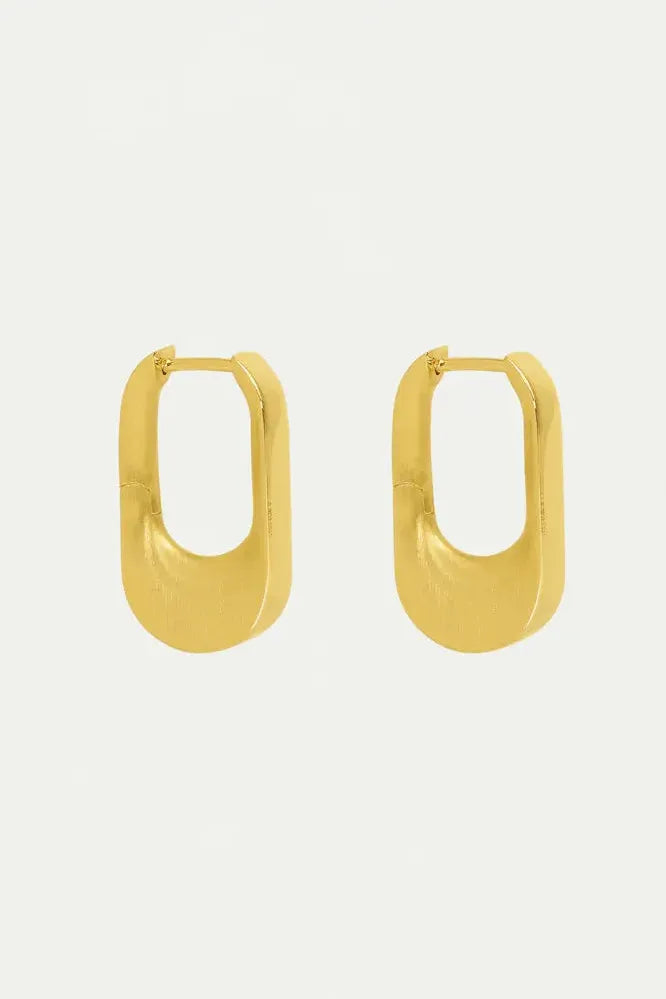 Crosby Hinged Huggie Hoops - Gold | Swank Boutique