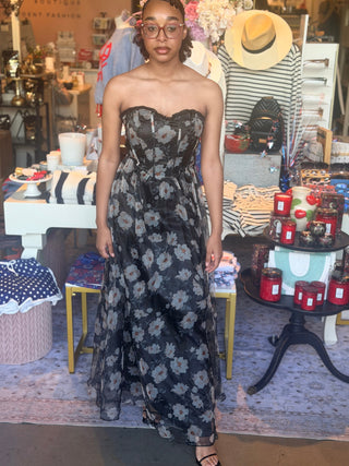 Catalina Strapless Maxi Dress | Swank Boutique