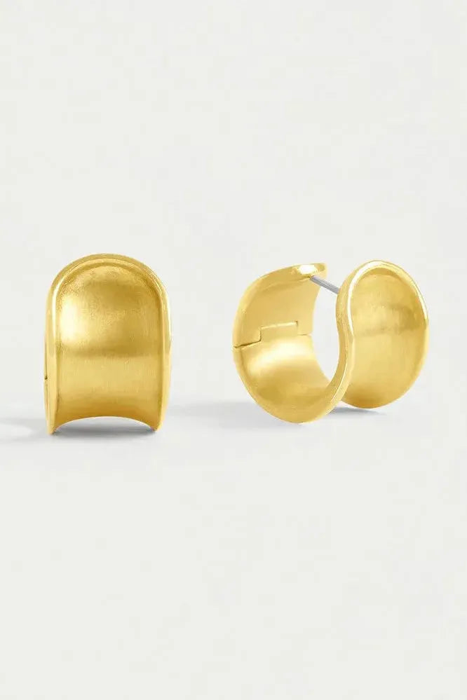 Sol Huggie Hoops - Gold | Swank Boutique