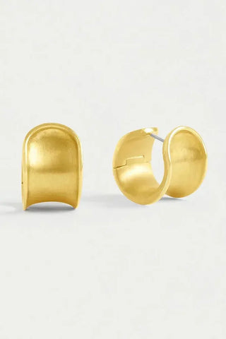 Sol Huggie Hoops - Gold | Swank Boutique