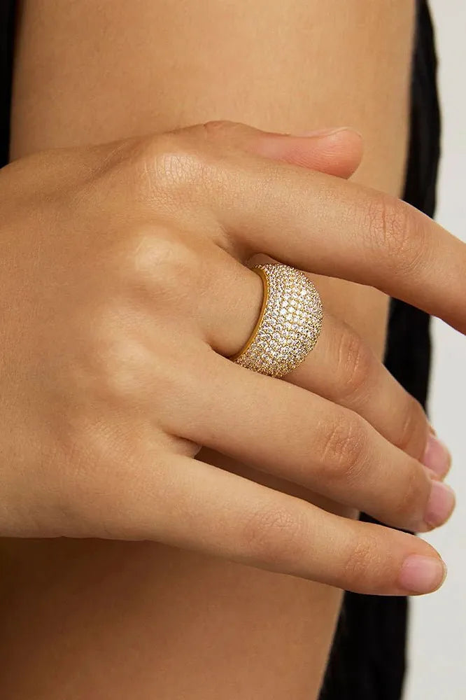 Margaux Pave Ring | Swank Boutique