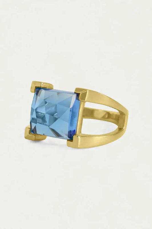 Mini Plaza Ring - Black Onyx/Gold (Copy) | Swank Boutique