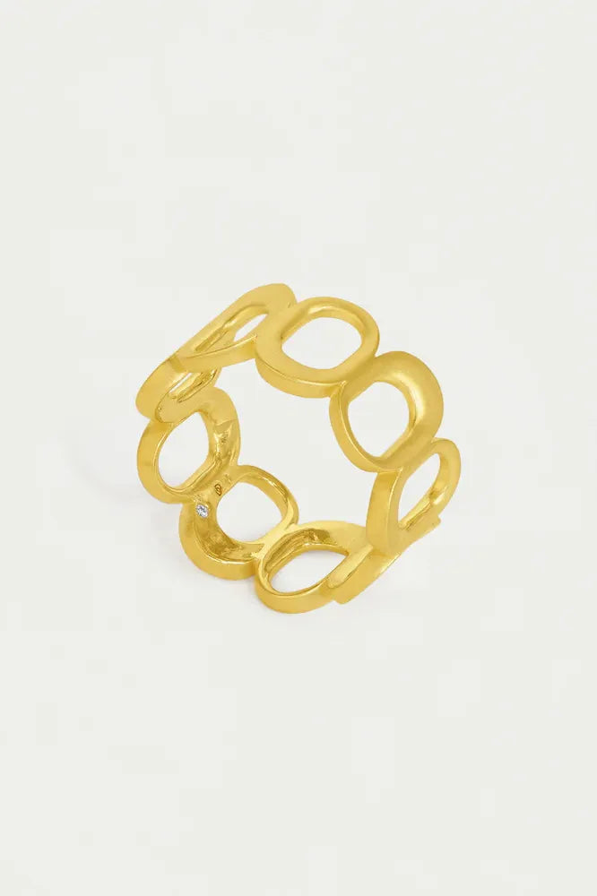 Crosby Link Ring - Gold | Swank Boutique
