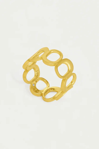 Crosby Link Ring - Gold | Swank Boutique