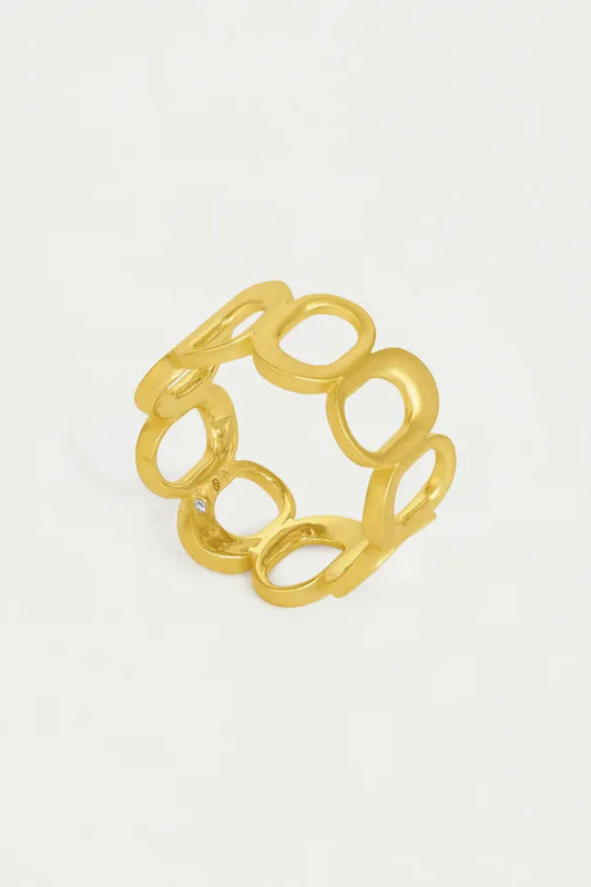 Crosby Link Ring - Gold | Swank Boutique