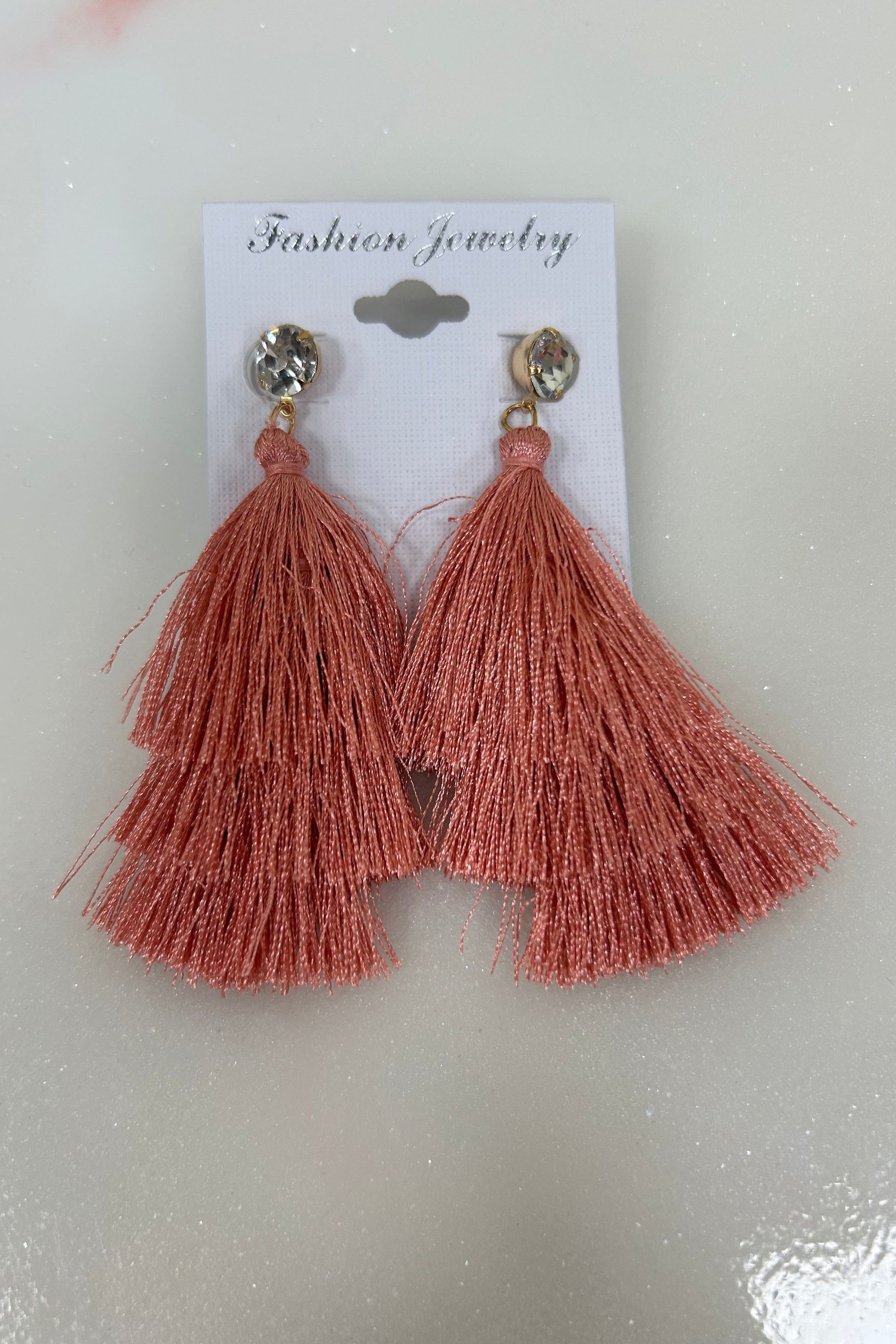 Copy of Tassel Dangle Earring - Black | Swank Boutique