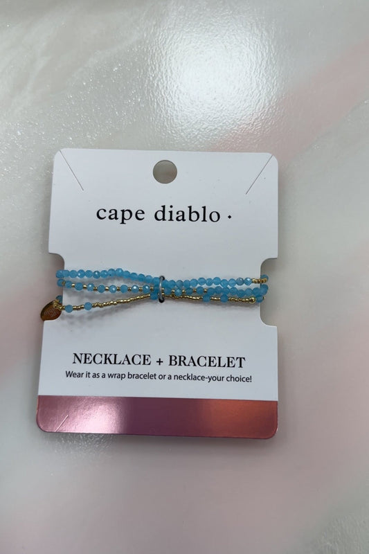 Aqua Bracelet/Necklace