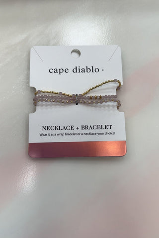 Grey Bracelet/Necklace | Swank Boutique