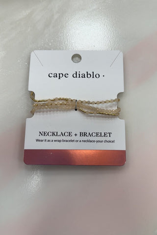 Champagne Bracelet/Necklace | Swank Boutique
