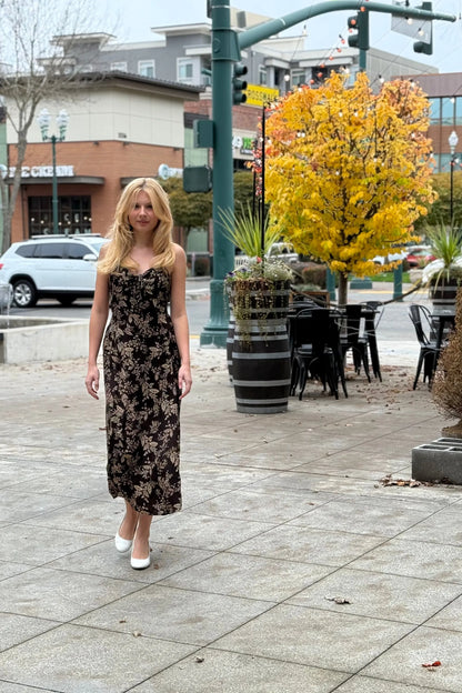 Brown Butter Maxi Dress | Swank Boutique