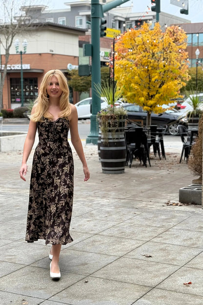 Brown Butter Maxi Dress | Swank Boutique