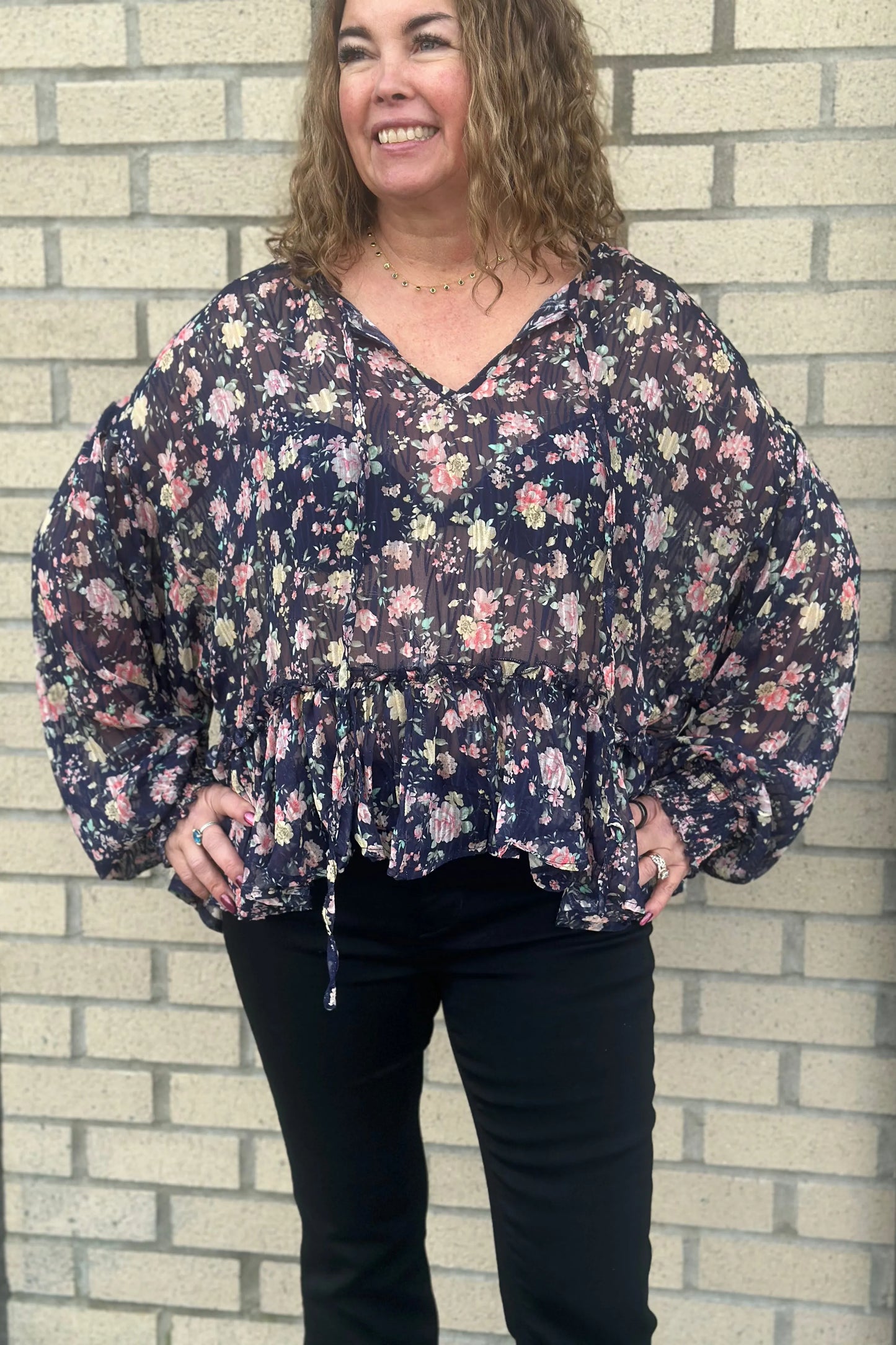 Karissa Floral Shirt | Swank Boutique
