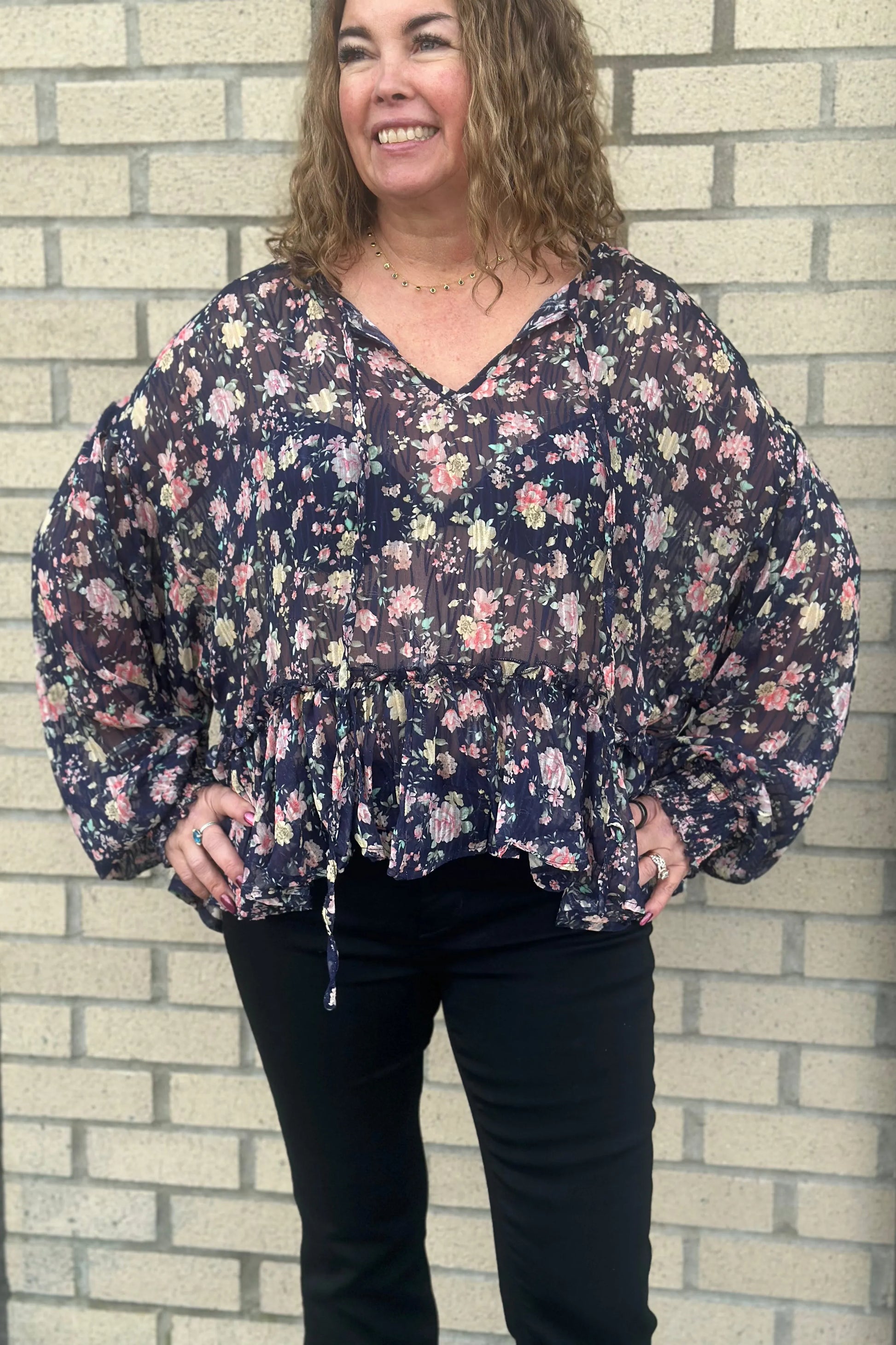 Karissa Floral Shirt | Swank Boutique