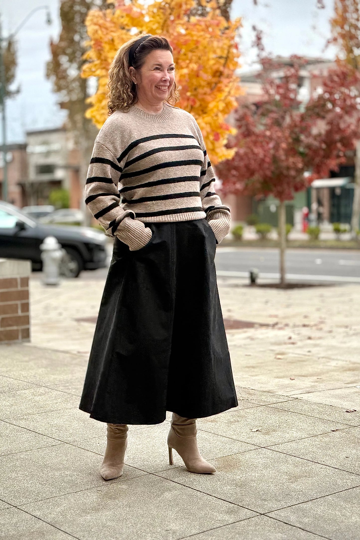 Kira Flared Skirt | Swank Boutique