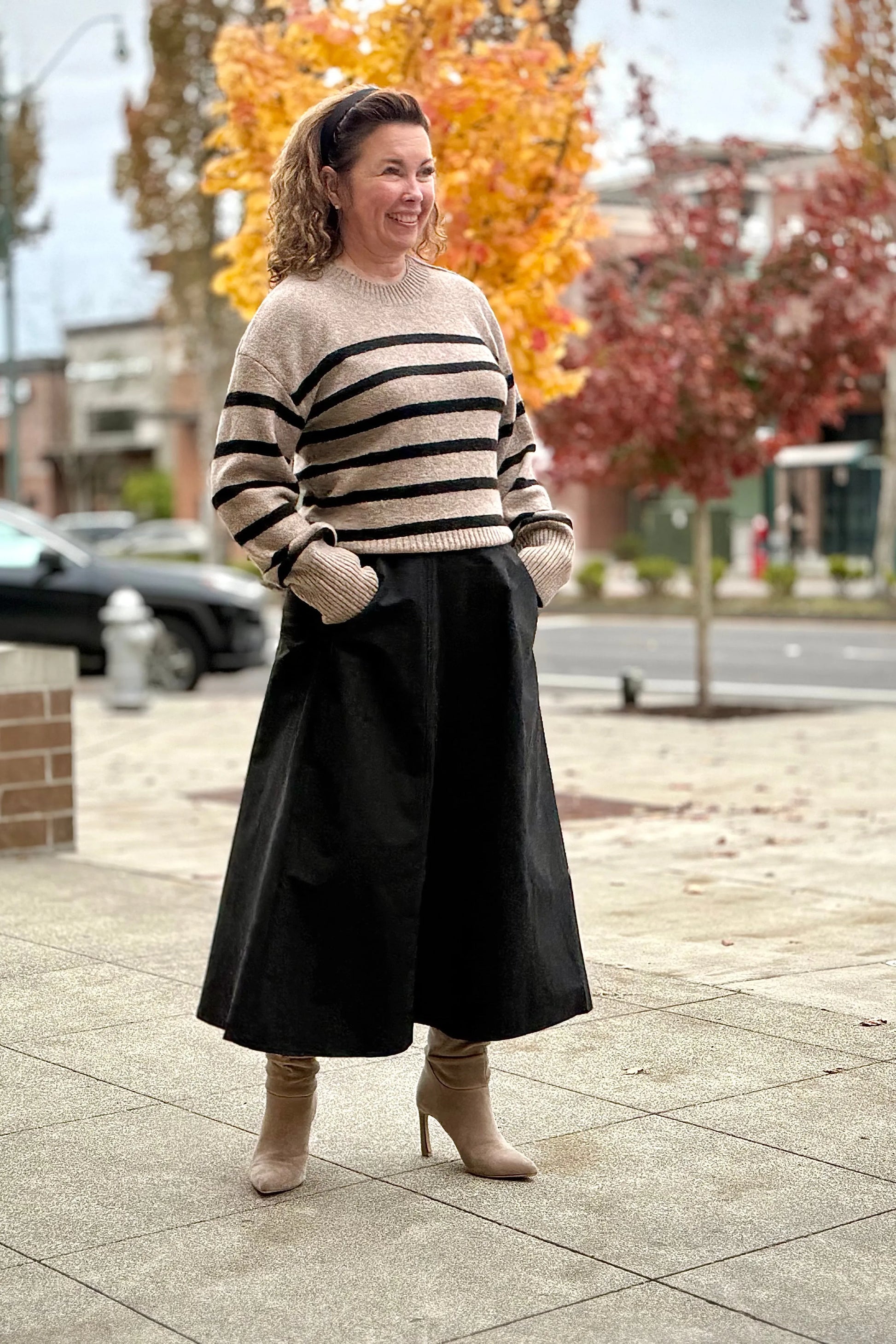 Kira Flared Skirt | Swank Boutique