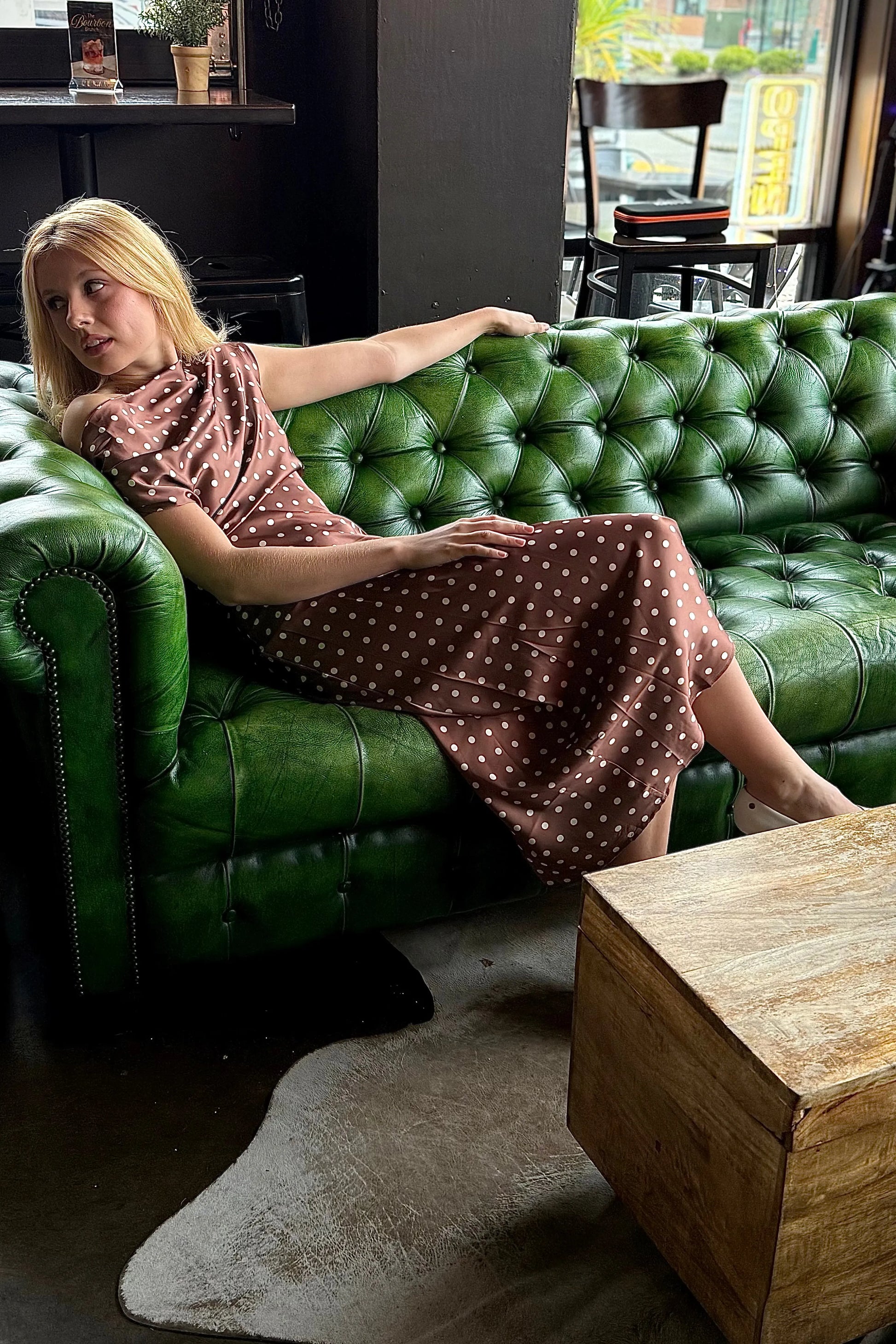 Polka Dot Maxi Dress | Swank Boutique