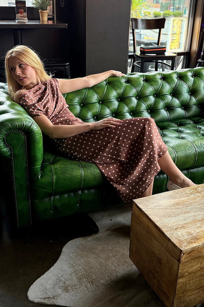 Polka Dot Maxi Dress | Swank Boutique