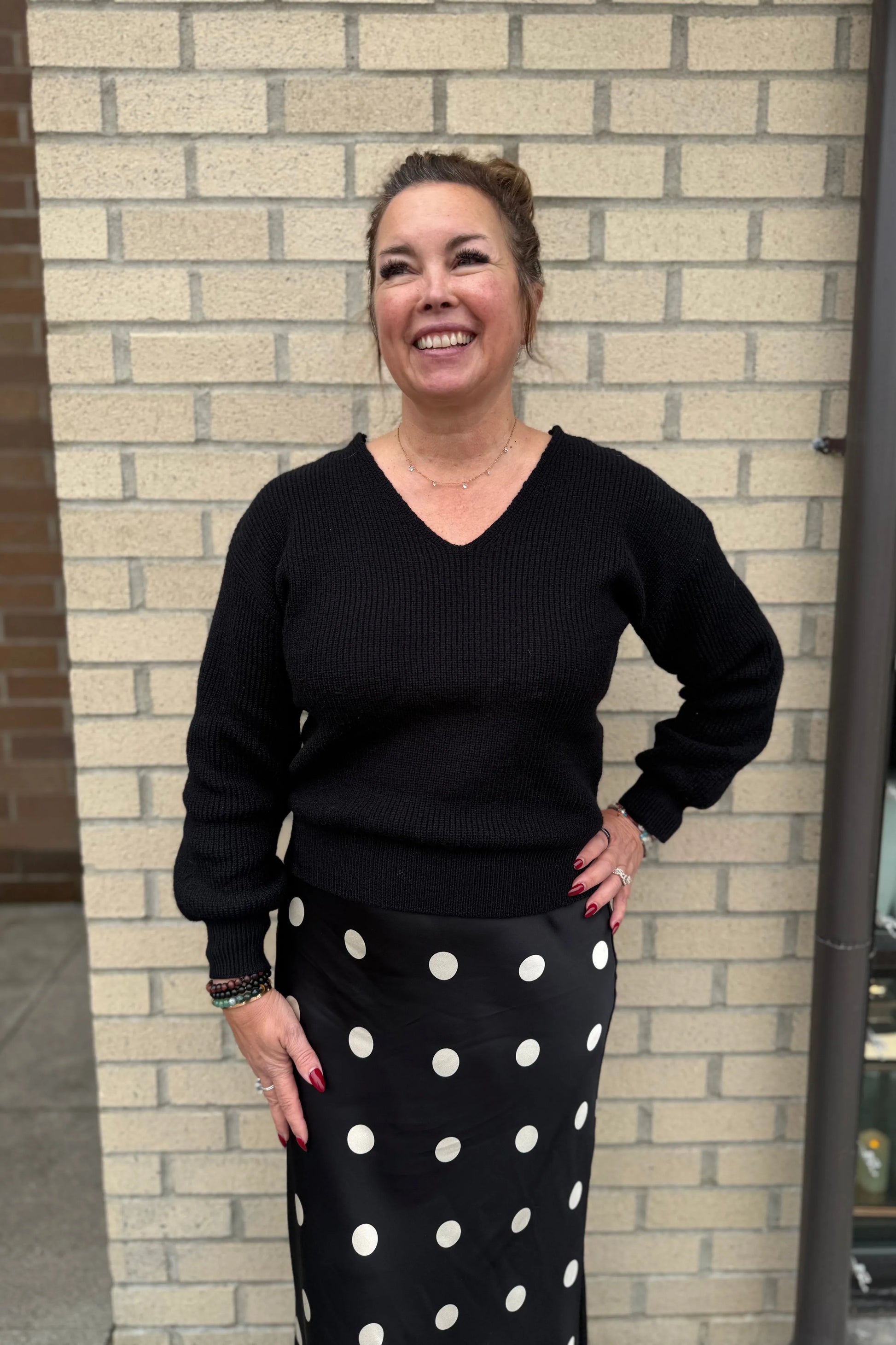 Back Tie Sweater | Swank Boutique