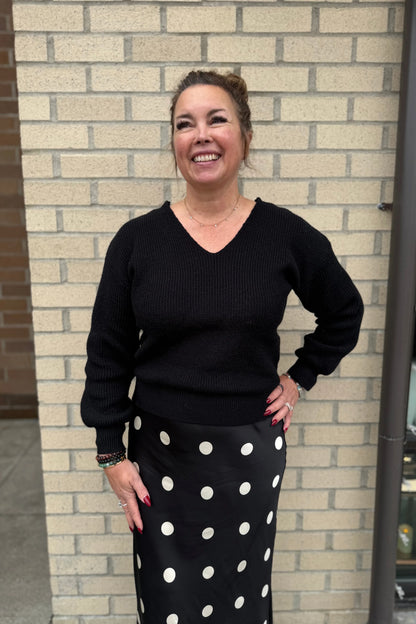 Back Tie Sweater | Swank Boutique