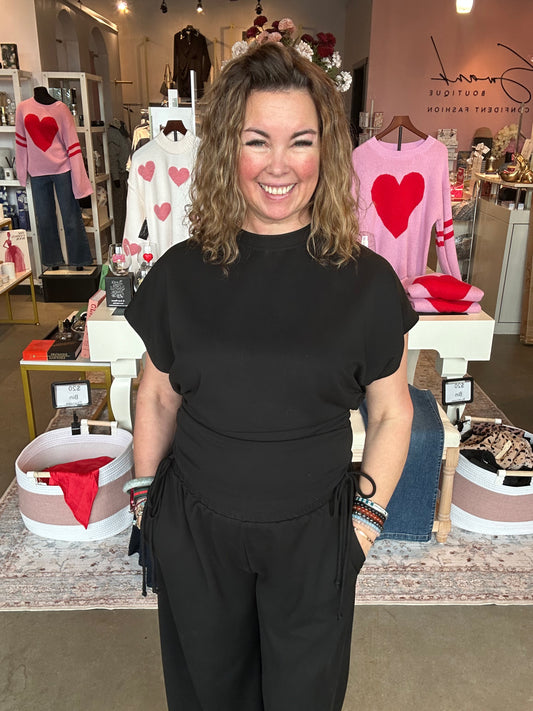 Serafina Side Ruched Top (Copy) | Swank Boutique