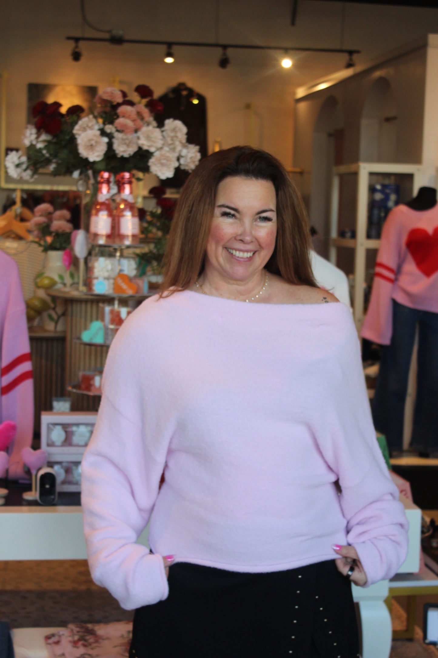 Emily Off The Shoulder Sweater