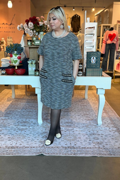 Pearl Mini Dress | Swank Boutique